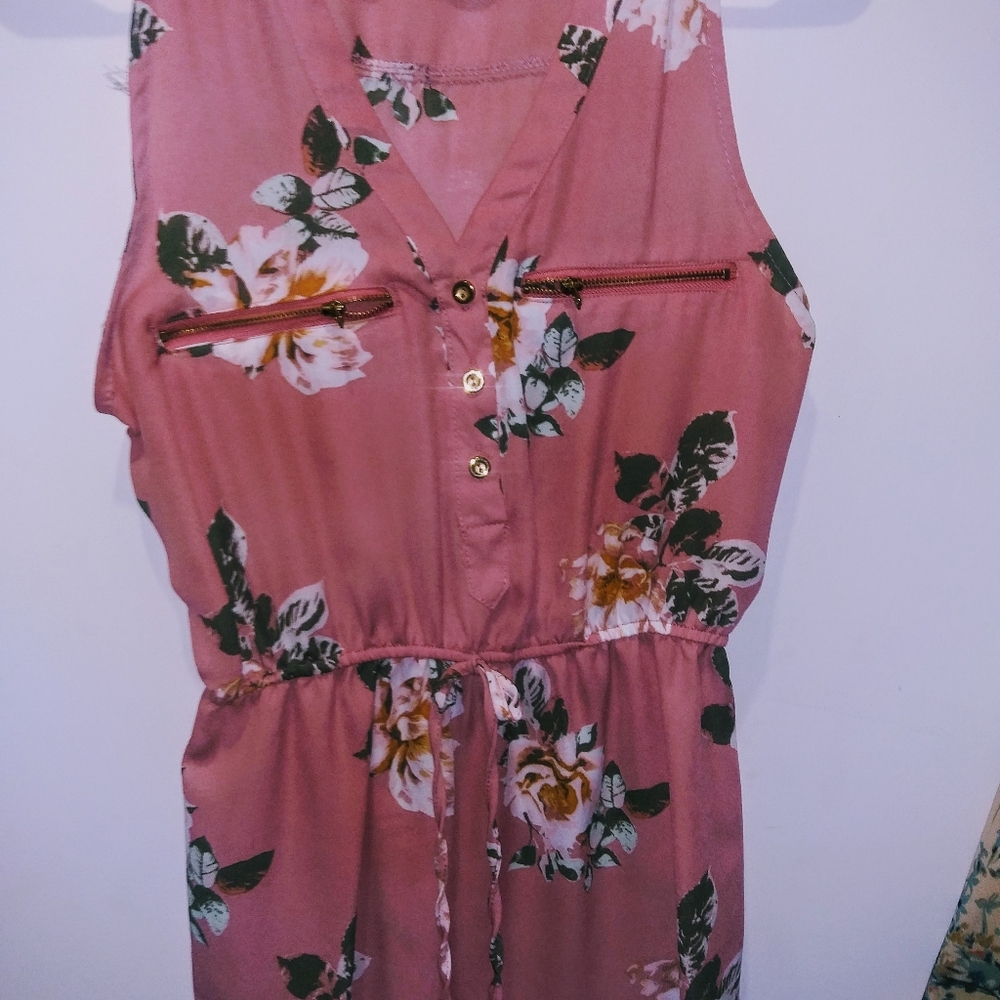 Dusty Rose Floral Top
